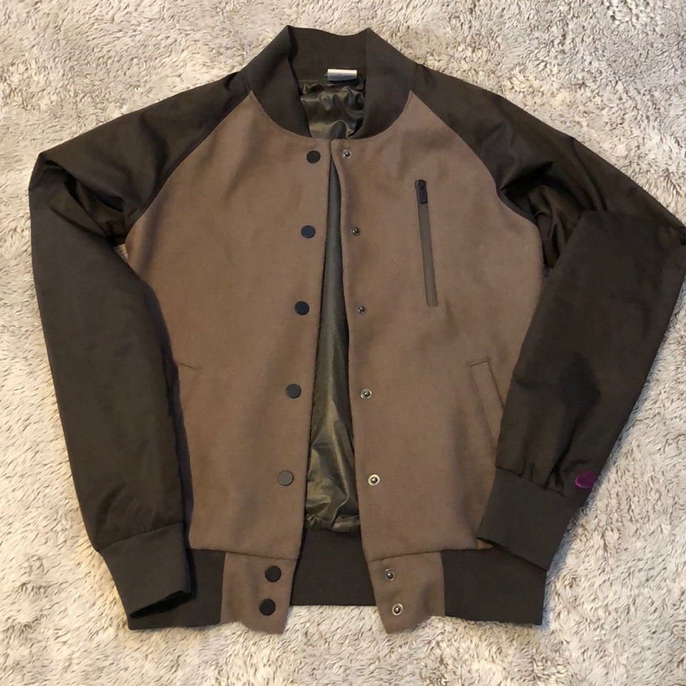 Brown/Light brown Nike bomber Jacket